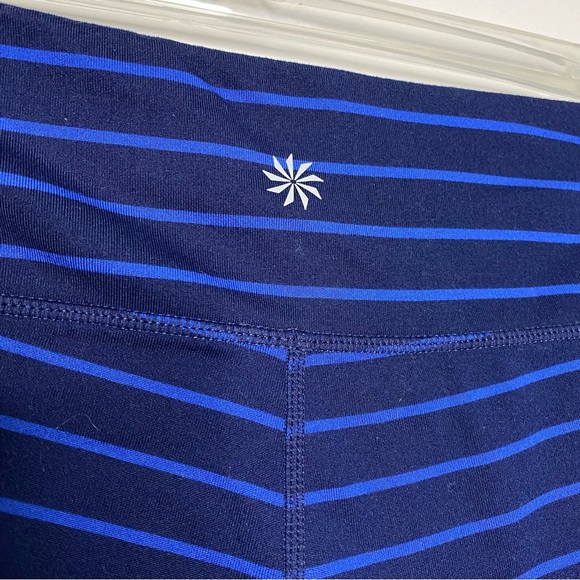 Athleta Leggings Striped Blue 2X - Picture 5 of 8